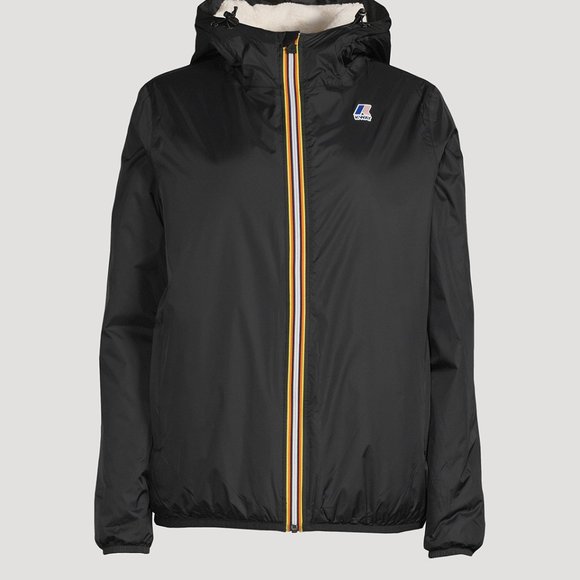 K-WAY COAT NWT FALL / WINTER windbreaker HOOD Sz S LE VRAI 3.0 ORSETTO $299 !! - Picture 6 of 6